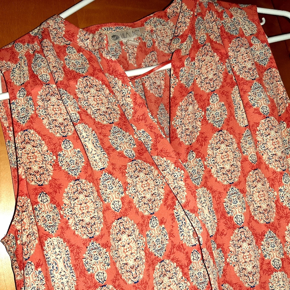 Lila Rose Peachy Pink Sleeveless Dress - Picture 11 of 14
